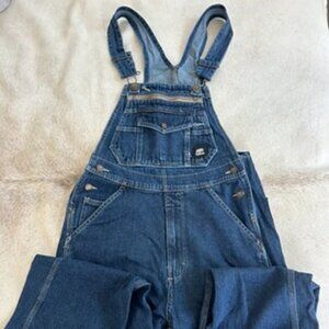 Berne Men's Heritage Unlined Washed Denim Bib Overall 32x30